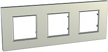 Рамка горизонтальная Schneider Electric Unica Quadro 3-м. титан картинка